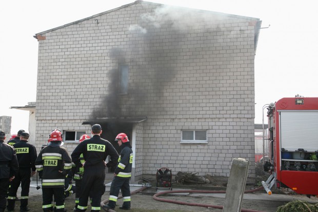 Poligon doświadczalny strażaków