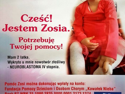 Wkręć się w pomaganie Zosi