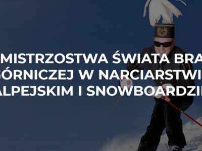 Górnik na nartach