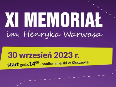<strong>XI Memoriał im. Henryka Warwasa</strong>